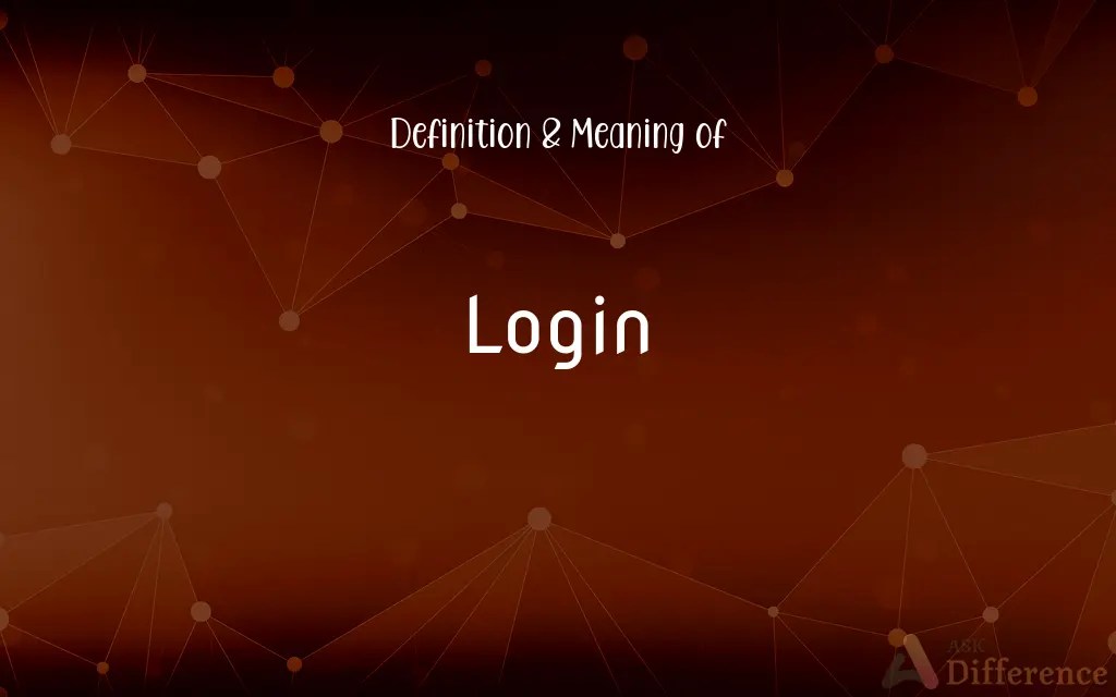 Login Definition and Meaning