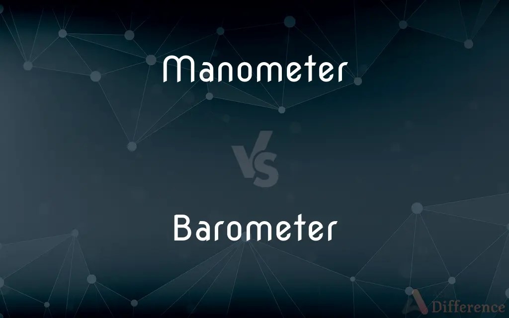 Manometer vs. Barometer — What’s the Difference?