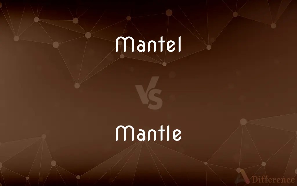 Mantel vs. Mantle — What’s the Difference?