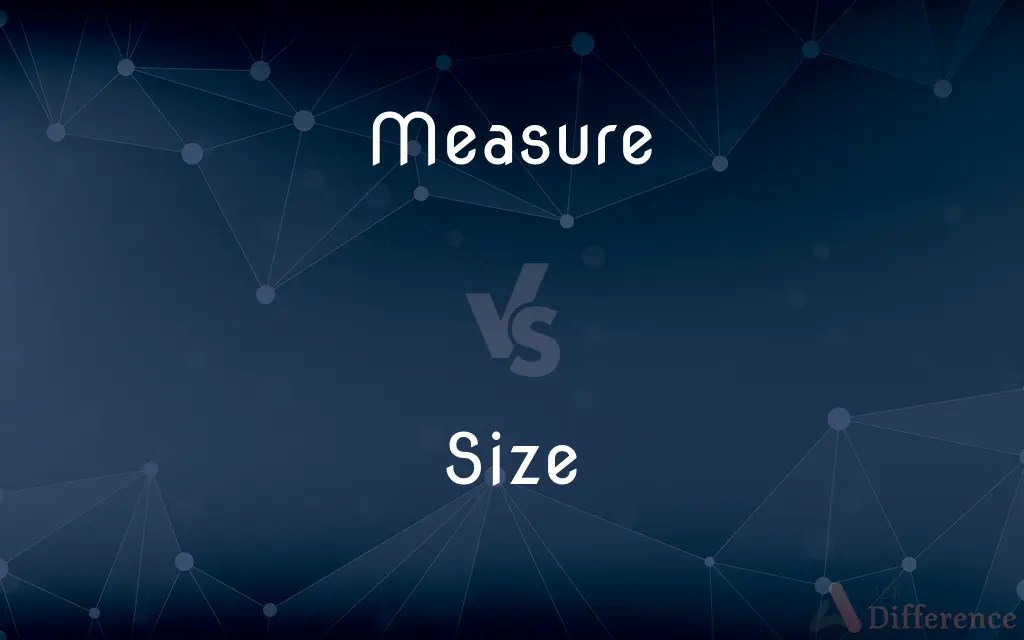 Measure vs. Size — What’s the Difference?