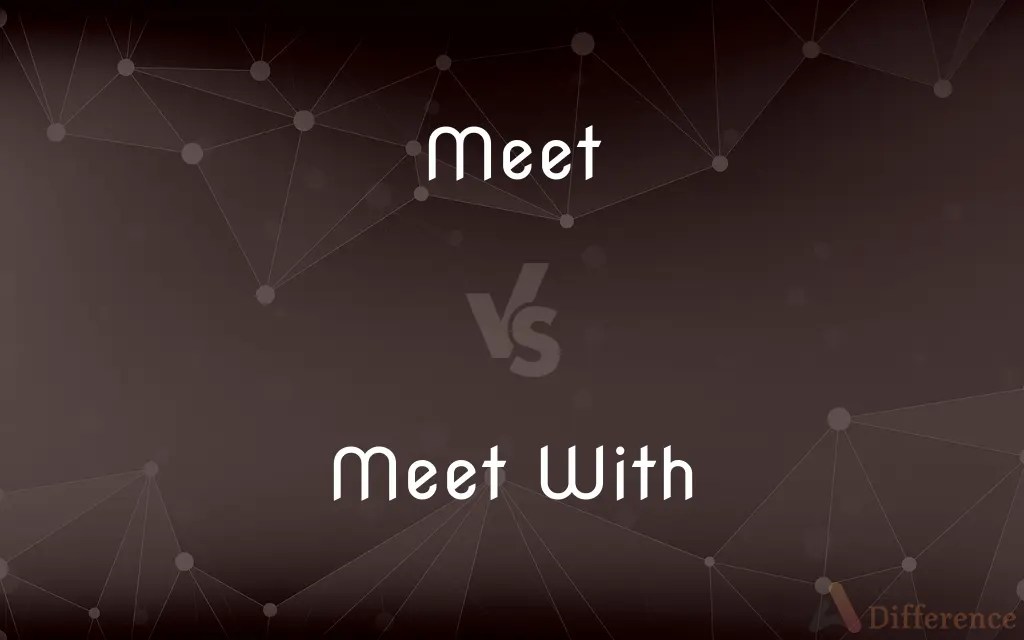 Meet vs. Meet With — What’s the Difference?