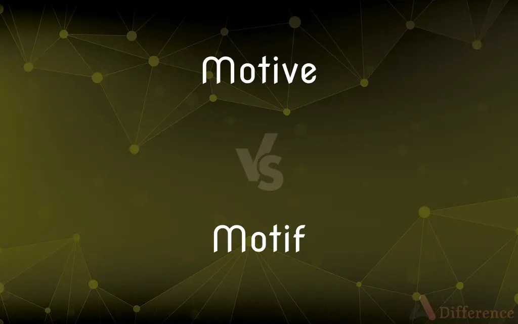 Motive vs. Motif — What’s the Difference?