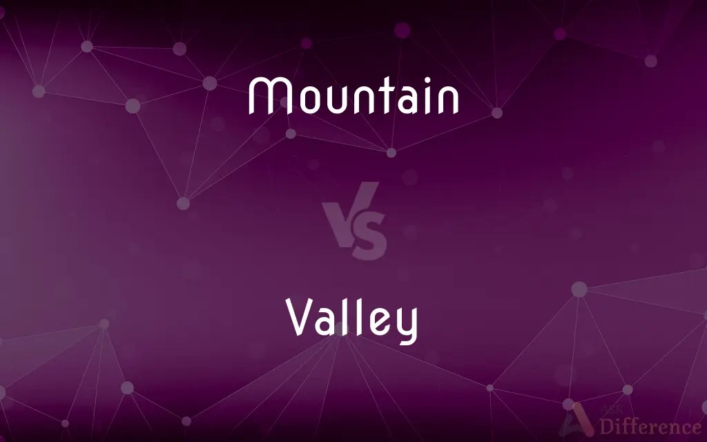 Mountain vs. Valley — What’s the Difference?