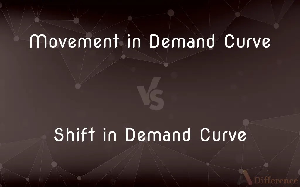 Movement in Demand Curve vs. Shift in Demand Curve — What’s the Difference?