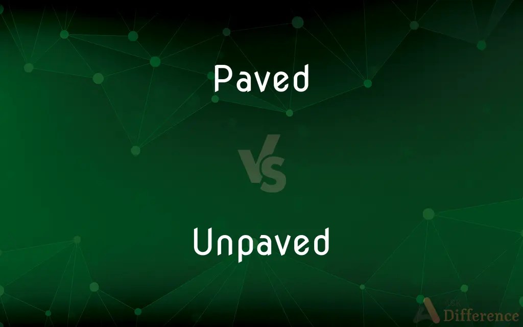 Paved vs. Unpaved — What’s the Difference?