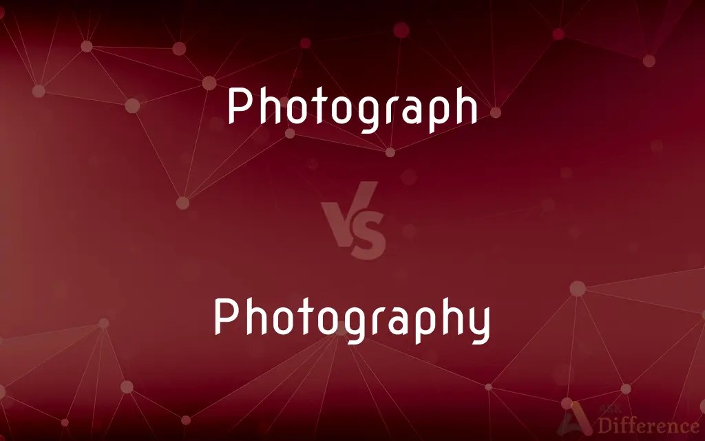 Photograph vs. Photography — What’s the Difference?