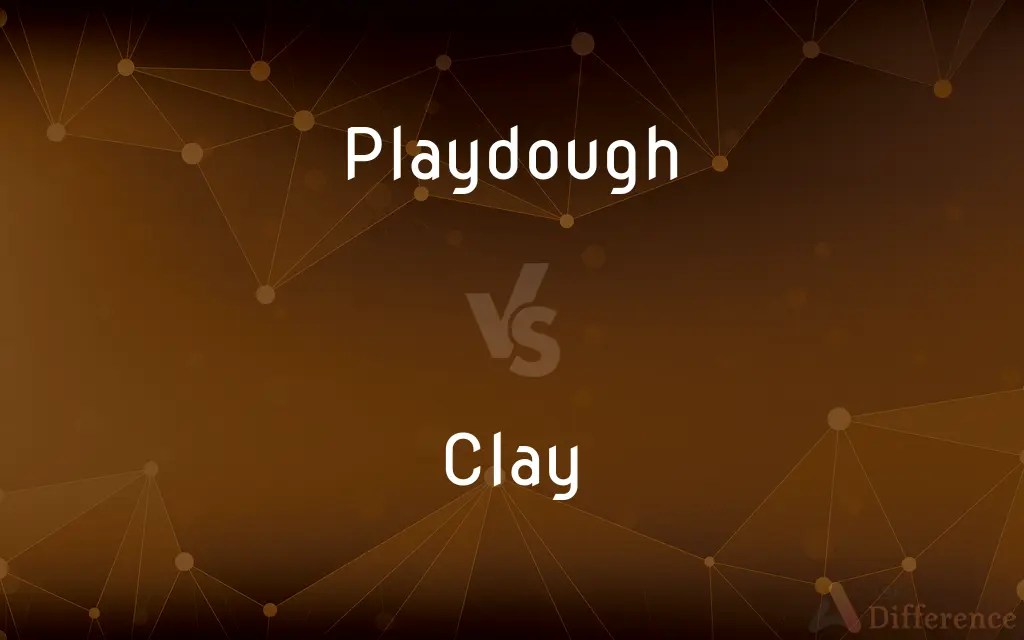 Playdough vs. Clay — What’s the Difference?