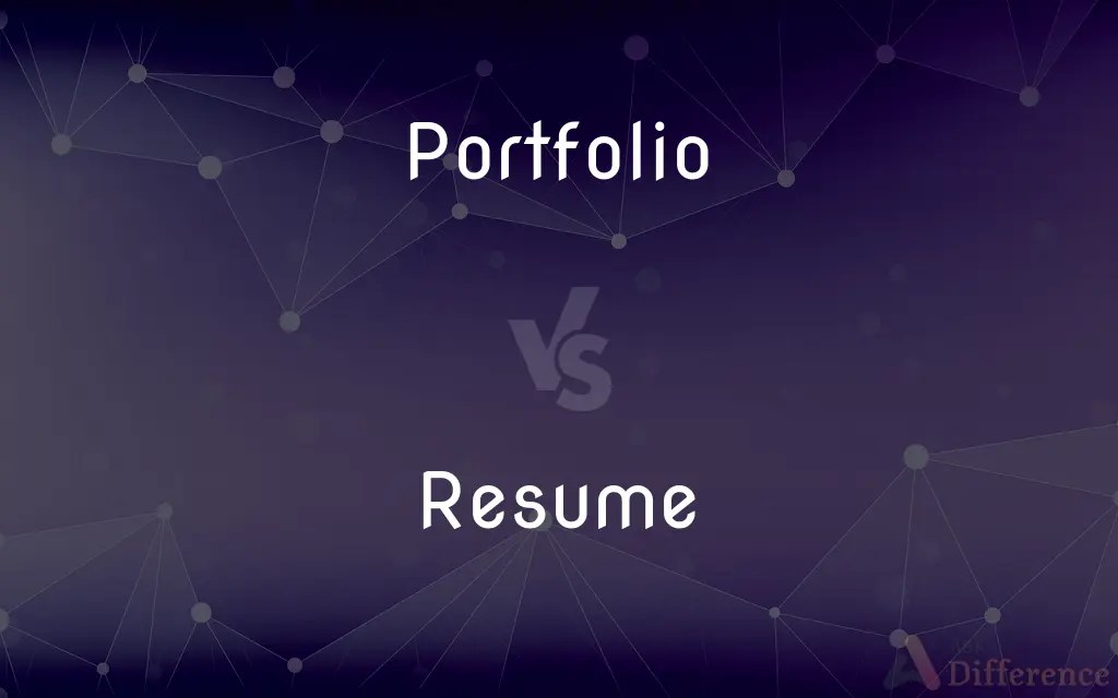 Portfolio vs. Resume — What’s the Difference?