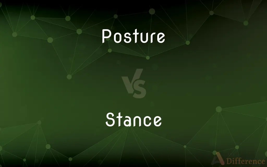 Posture vs. Stance — What’s the Difference?
