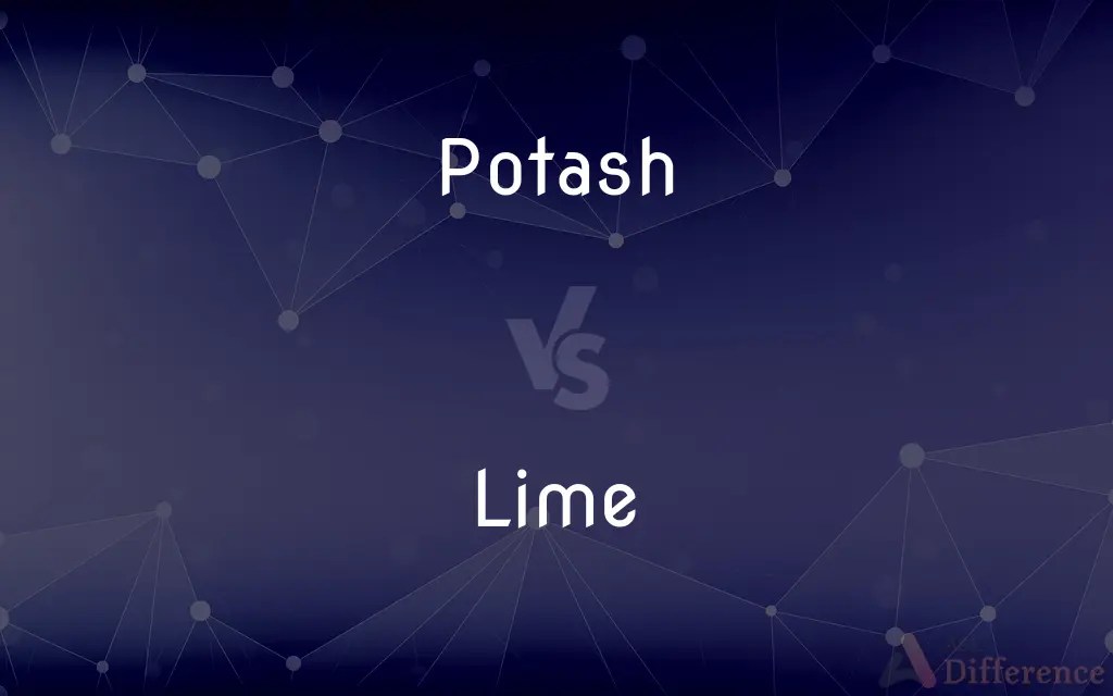 Potash vs. Lime — What’s the Difference?