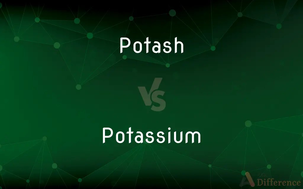 Potash vs. Potassium — What’s the Difference?