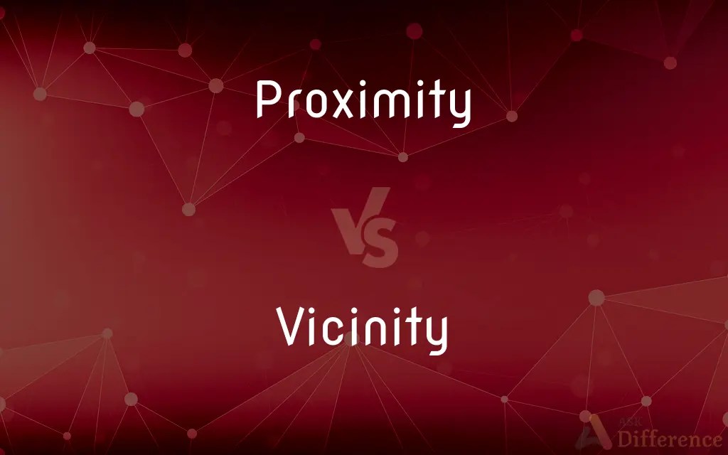 Proximity vs. Vicinity — What’s the Difference?