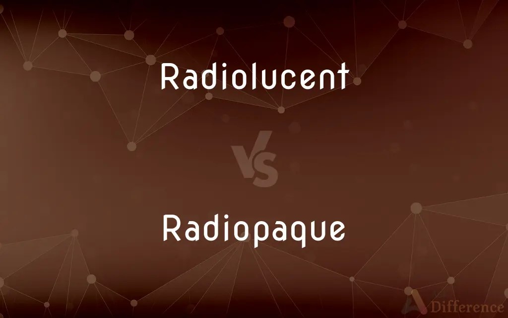 Radiolucent vs. Radiopaque — What’s the Difference?