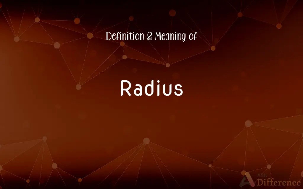 Radius Definition and Meaning