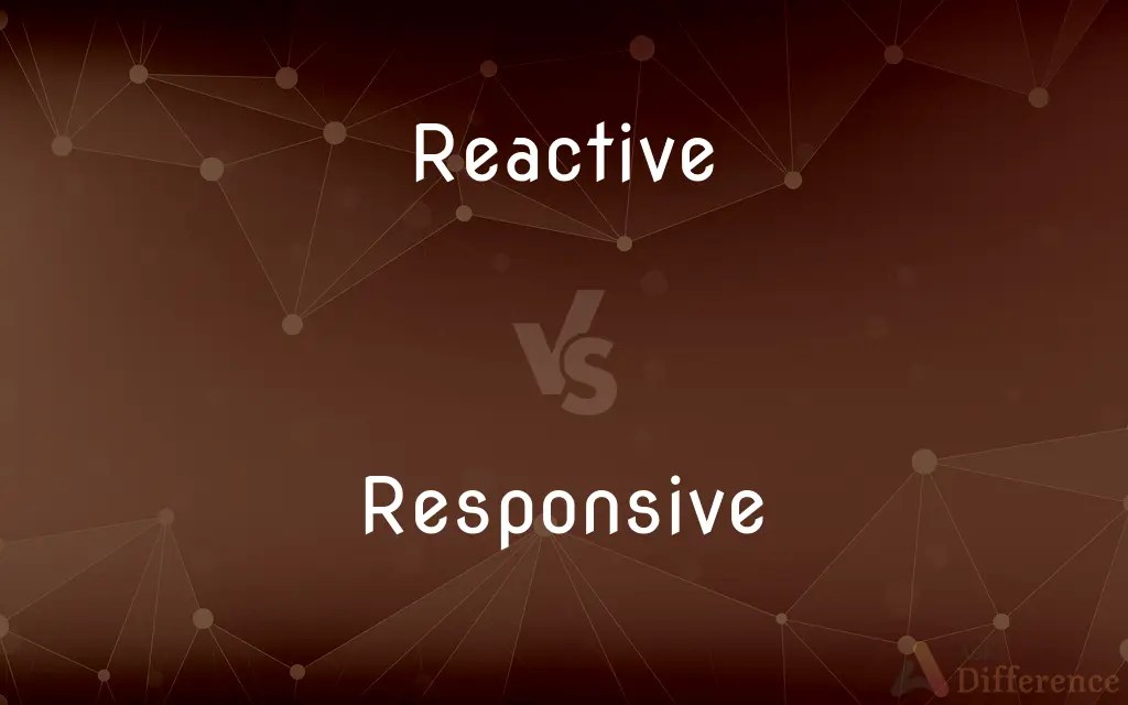 Reactive vs. Responsive — What’s the Difference?