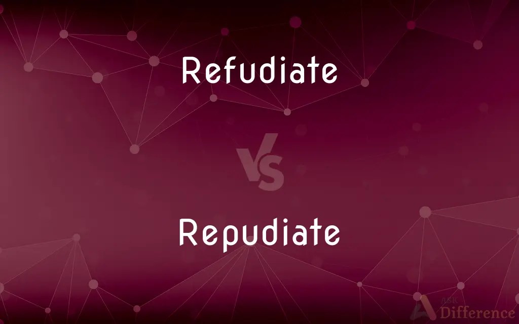 Refudiate vs. Repudiate — Which is Correct Spelling?