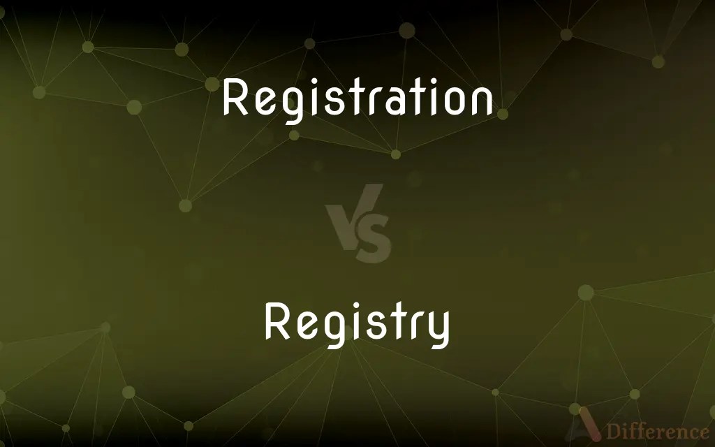 Registration vs. Registry — What’s the Difference?
