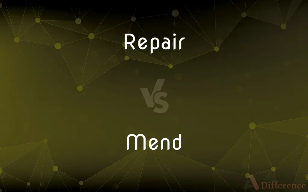 Repair vs. Mend — What’s the Difference?