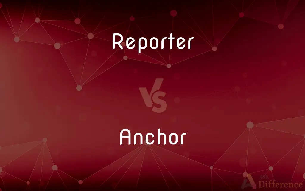 Reporter vs. Anchor — What’s the Difference?