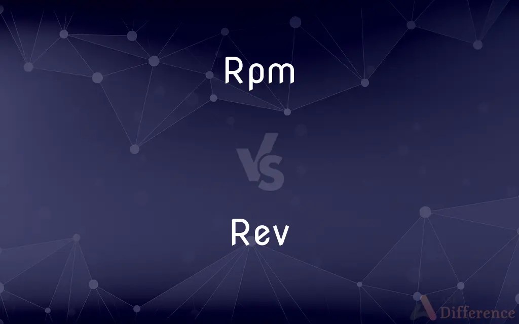 Rpm vs. Rev — What’s the Difference?