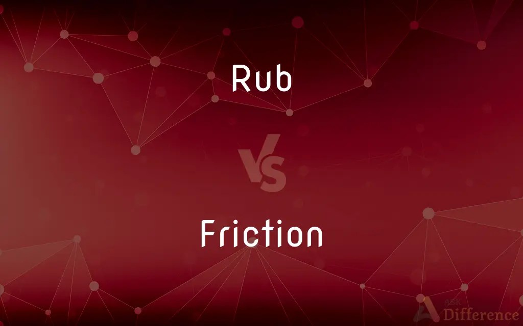 Rub vs. Friction — What’s the Difference?