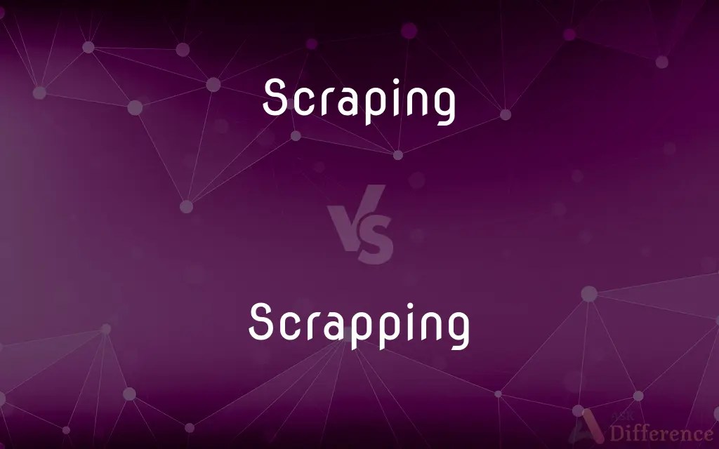 Scraping vs. Scrapping — What’s the Difference?