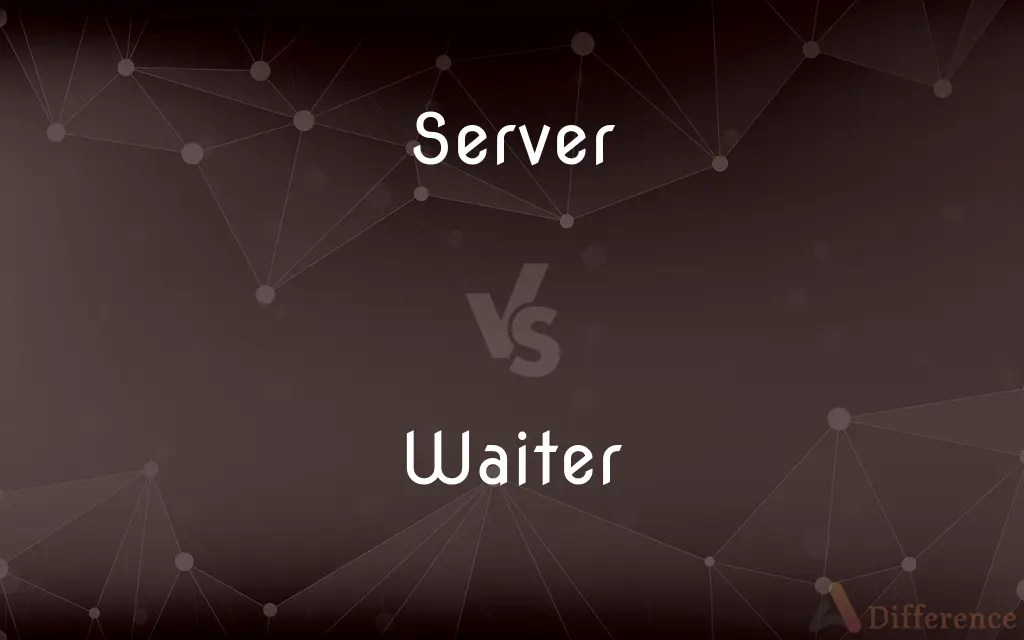 Server vs. Waiter — What’s the Difference?