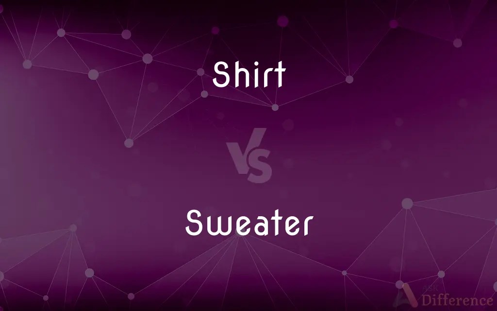 Shirt vs. Sweater — What’s the Difference?