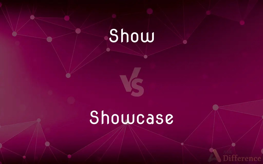 Show vs. Showcase — What’s the Difference?