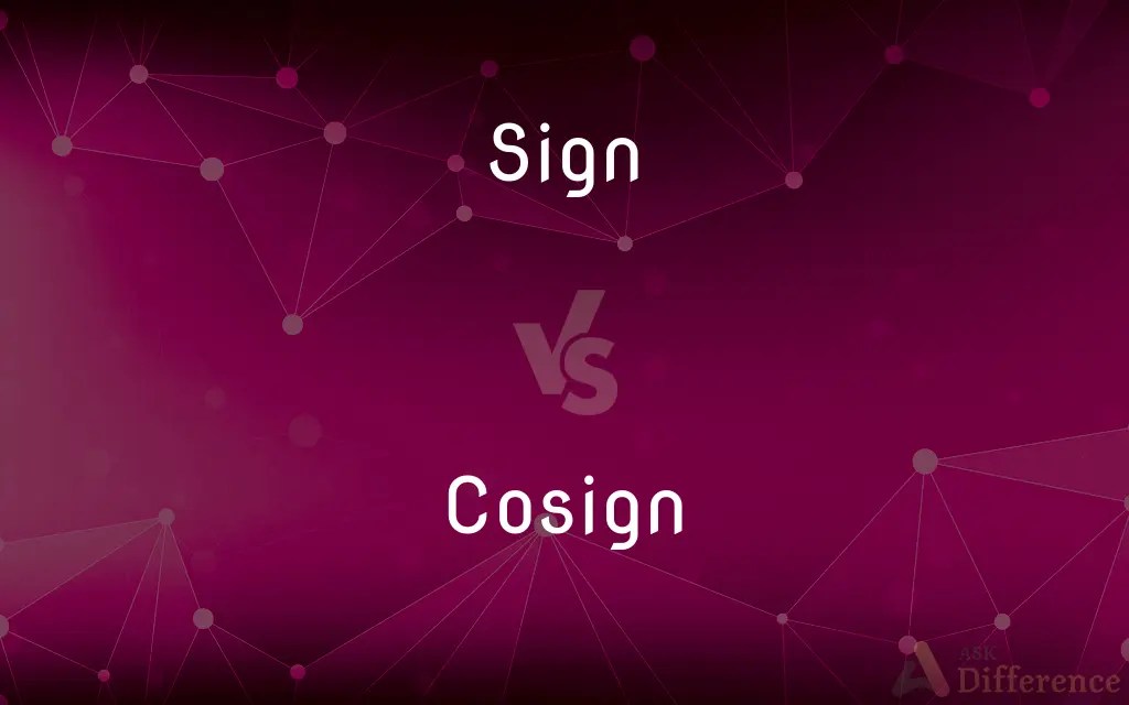 Sign vs. Cosign — What’s the Difference?