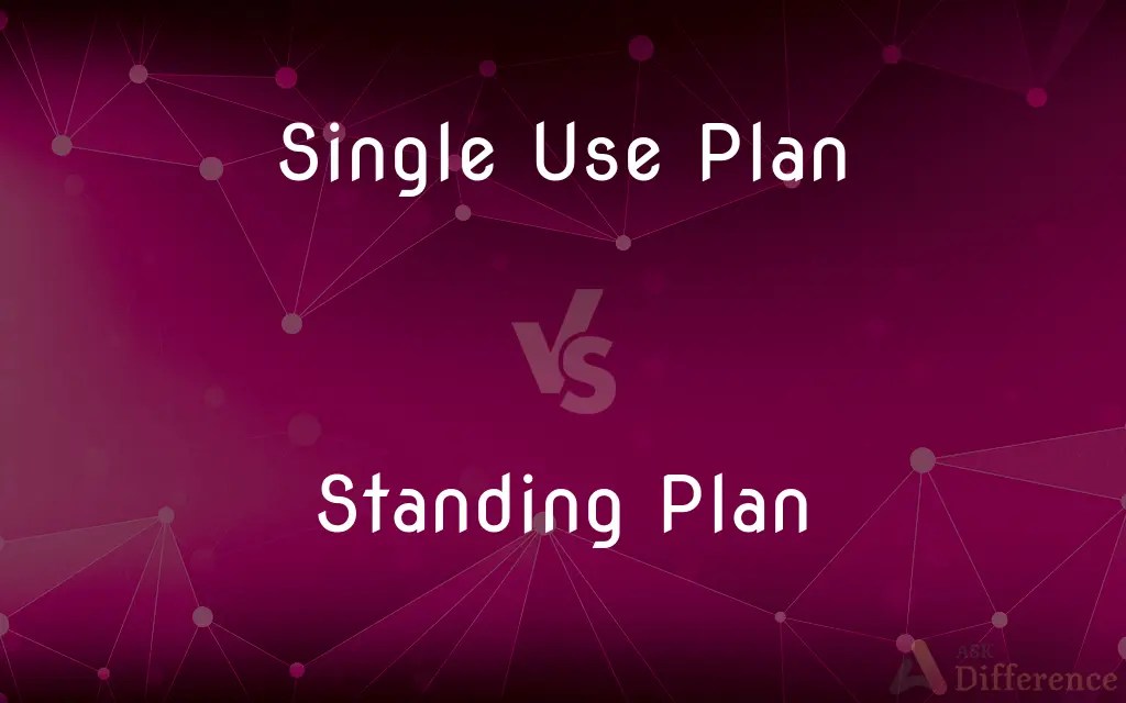 Single Use Plan vs. Standing Plan — What’s the Difference?