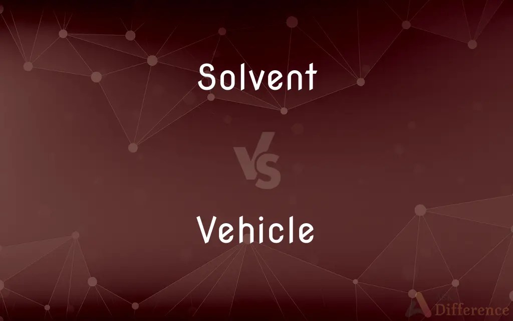 Solvent vs. Vehicle — What’s the Difference?