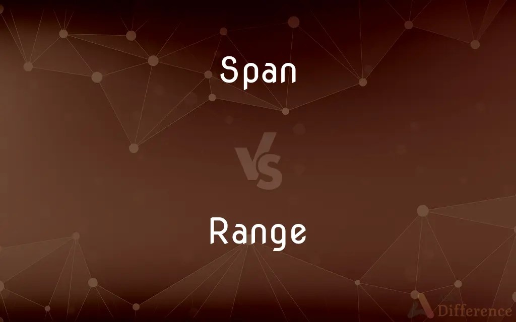 Span vs. Range — What’s the Difference?
