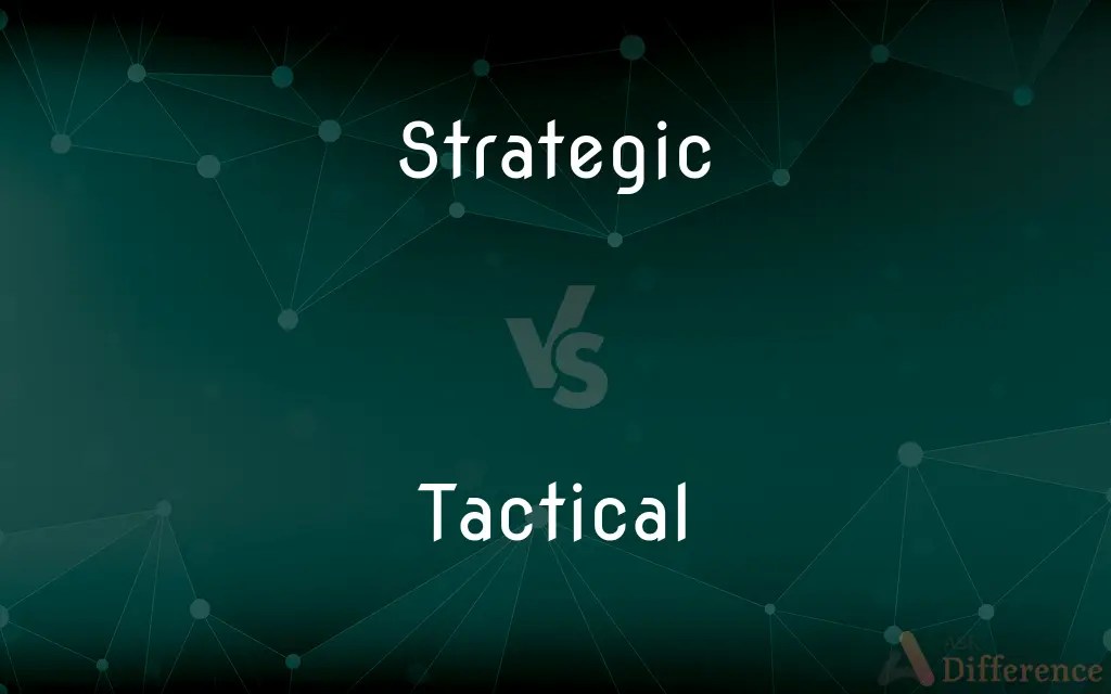 Strategic vs. Tactical — What’s the Difference?