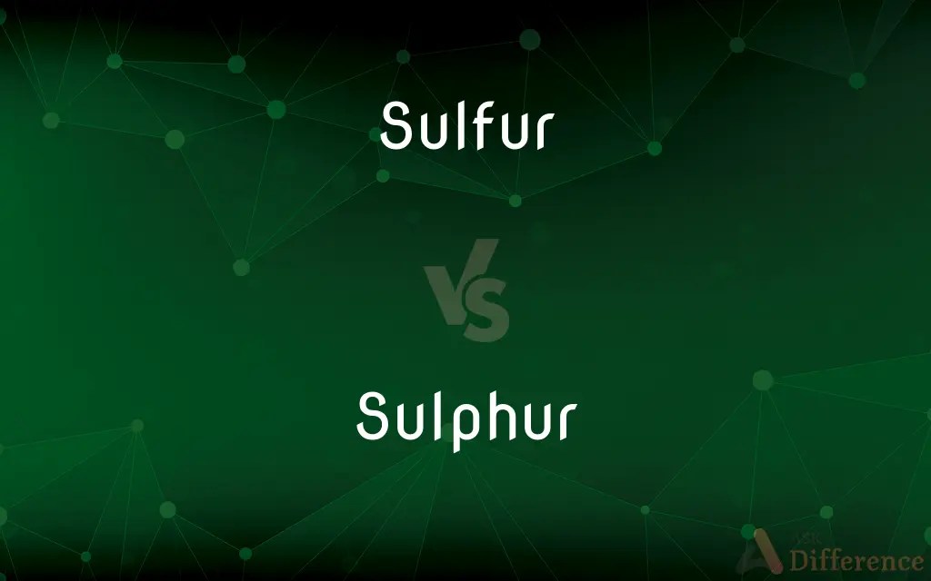 Sulfur vs. Sulphur — What’s the Difference?