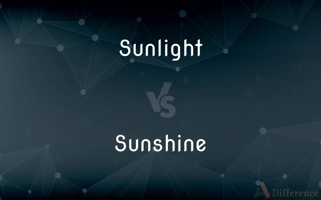 Sunlight vs. Sunshine — What’s the Difference?