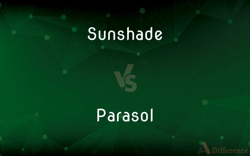 Sunshade vs. Parasol — What’s the Difference?
