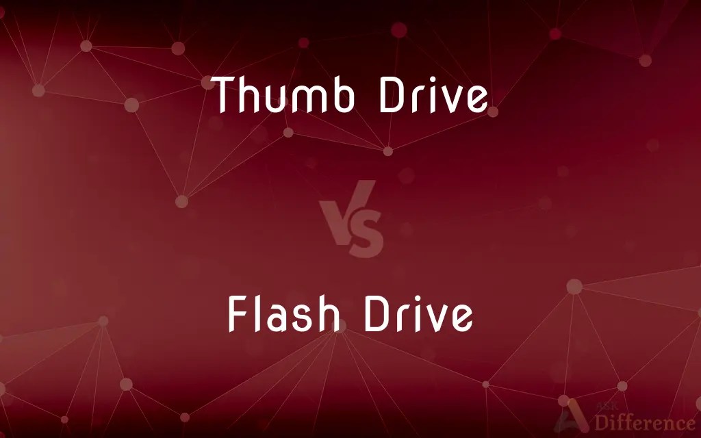 Thumb Drive vs. Flash Drive — What’s the Difference?