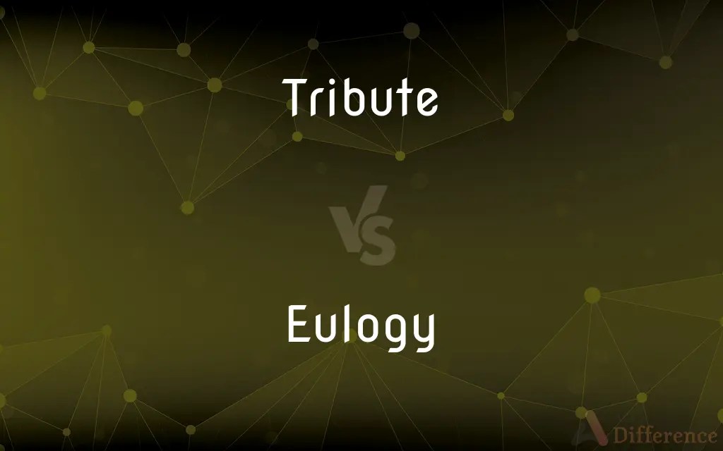 Tribute vs. Eulogy — What’s the Difference?