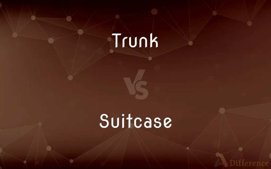 Trunk vs. Suitcase — What’s the Difference?