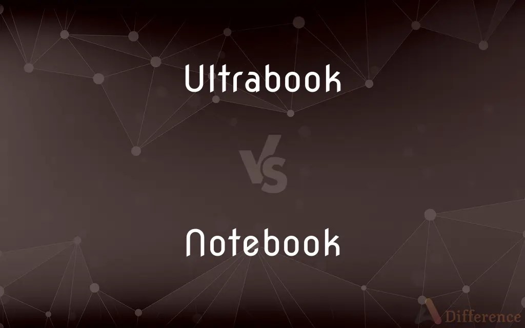 Ultrabook vs. Notebook — What’s the Difference?