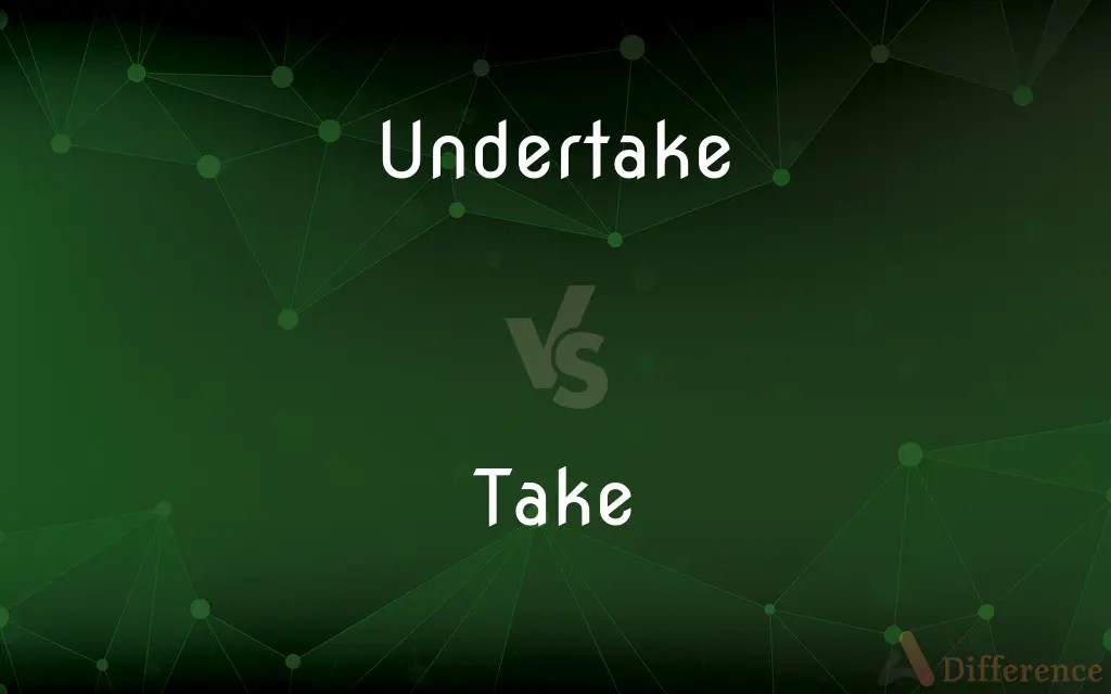 Undertake vs. Take — What’s the Difference?