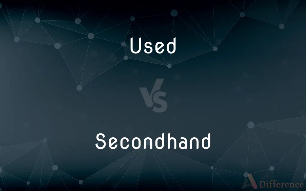 Used vs. Secondhand — What’s the Difference?