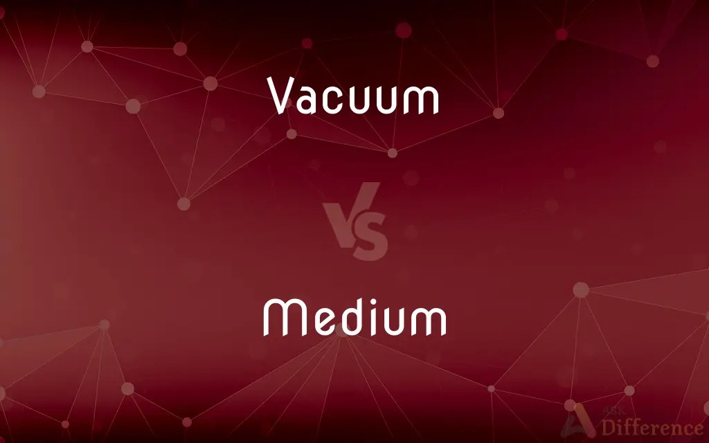 Vacuum vs. Medium — What’s the Difference?