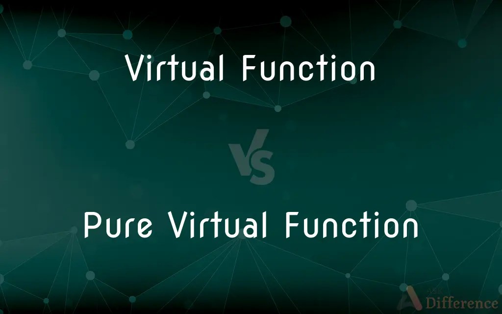Virtual Function vs. Pure Virtual Function — What’s the Difference?