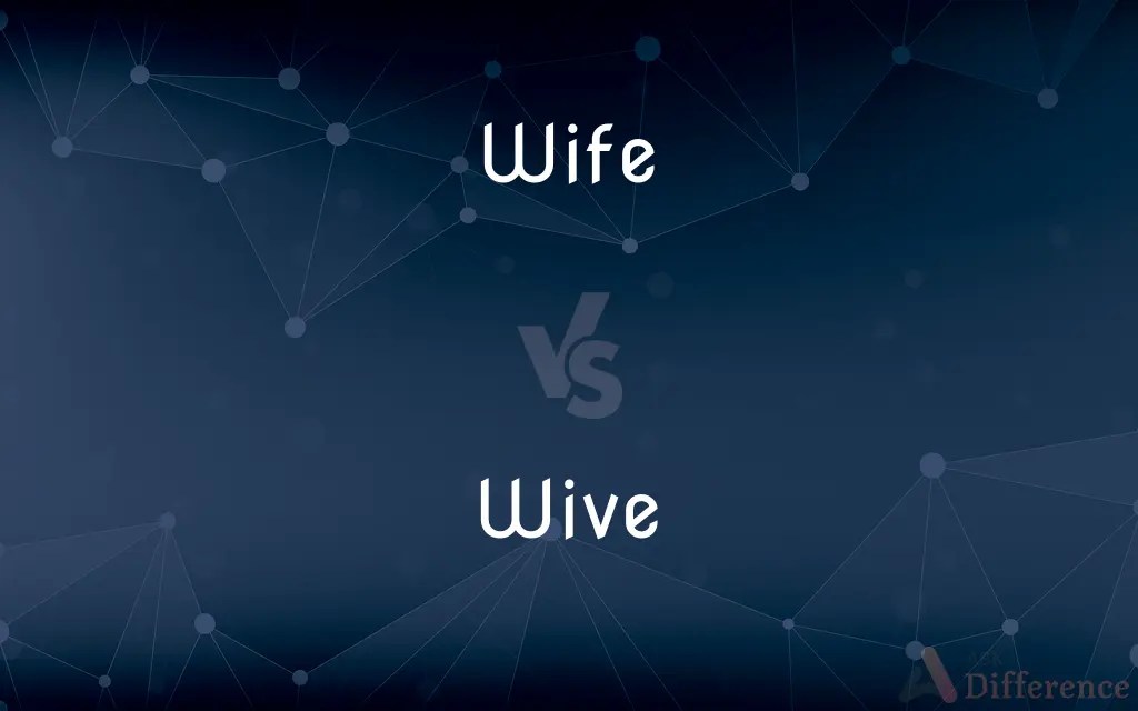 Wife vs. Wive — What’s the Difference?