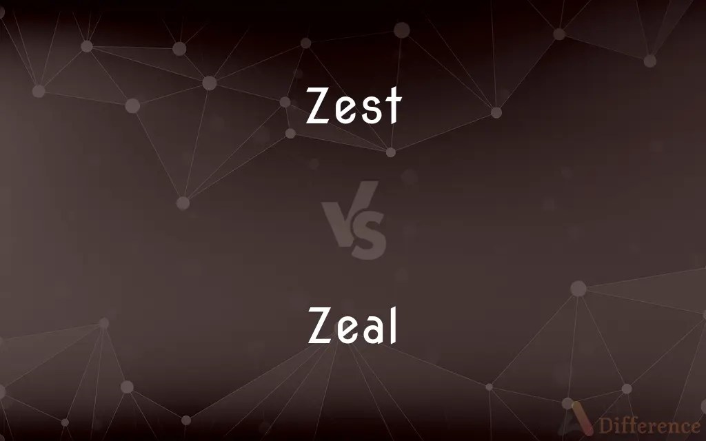 Zest vs. Zeal — What’s the Difference?
