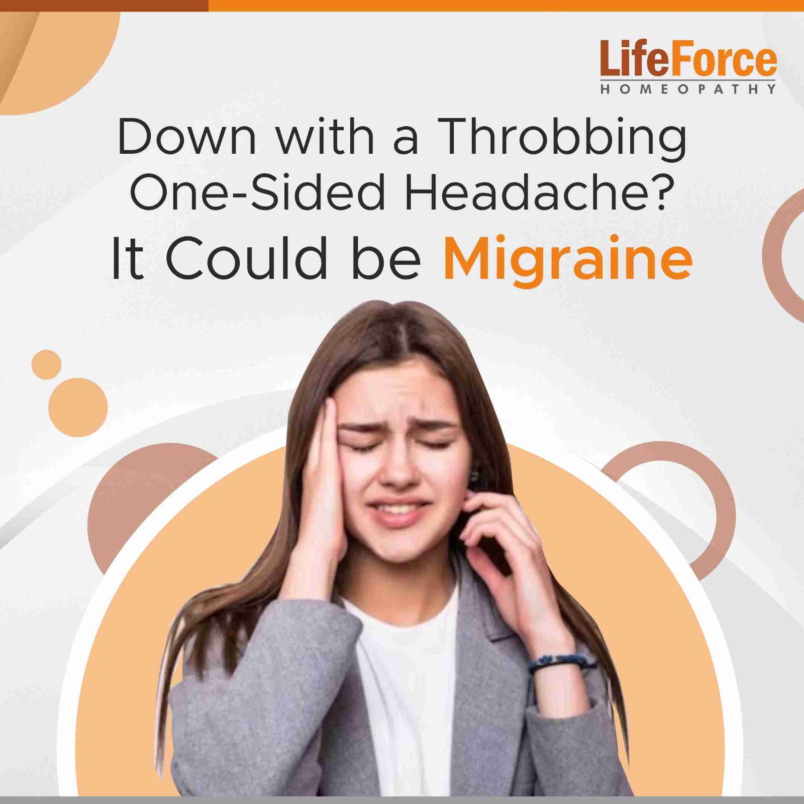 Down with a Throbbing OneSided Headache? It Could be Migraine