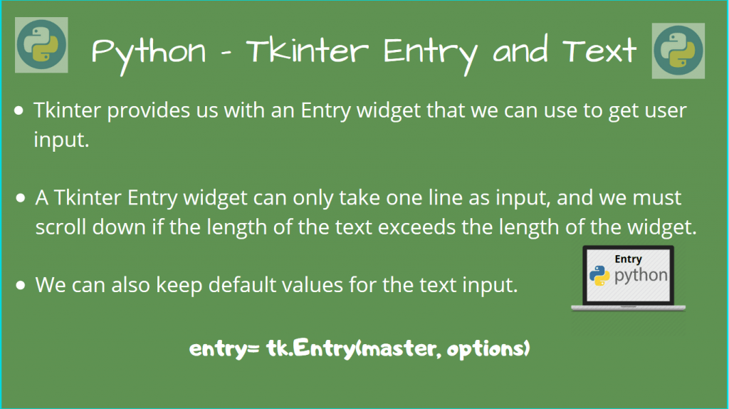 Tkinter Entry