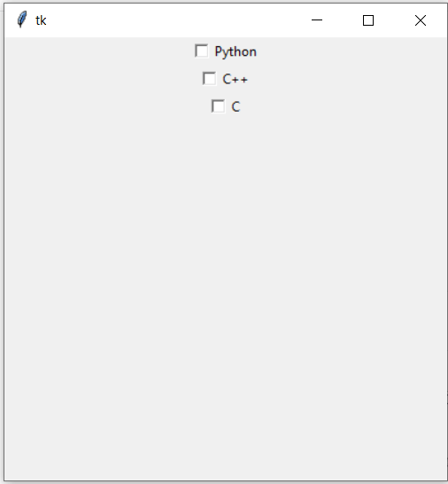 Tkinter Checkbox An Easy Reference AskPython